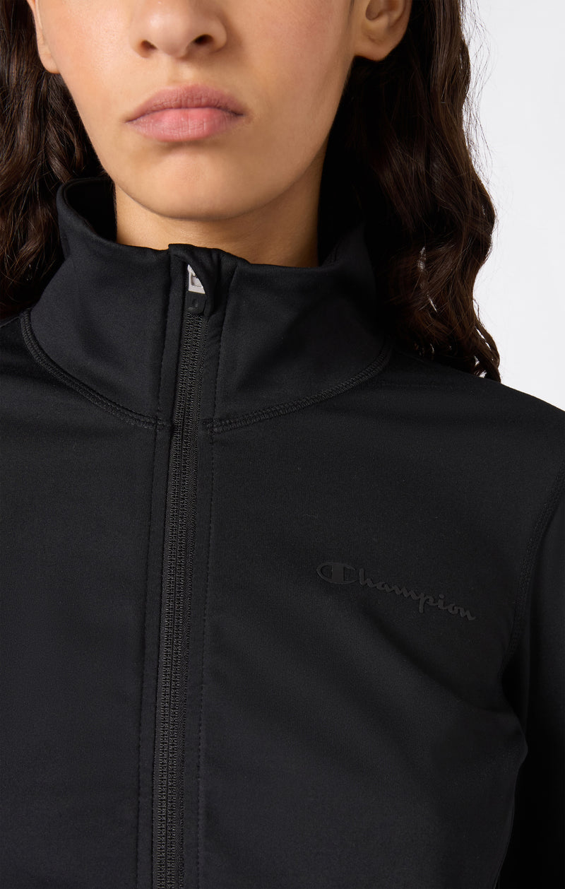 Chaqueta Mujer Cardio Con Cremallera Completa Quick Dry