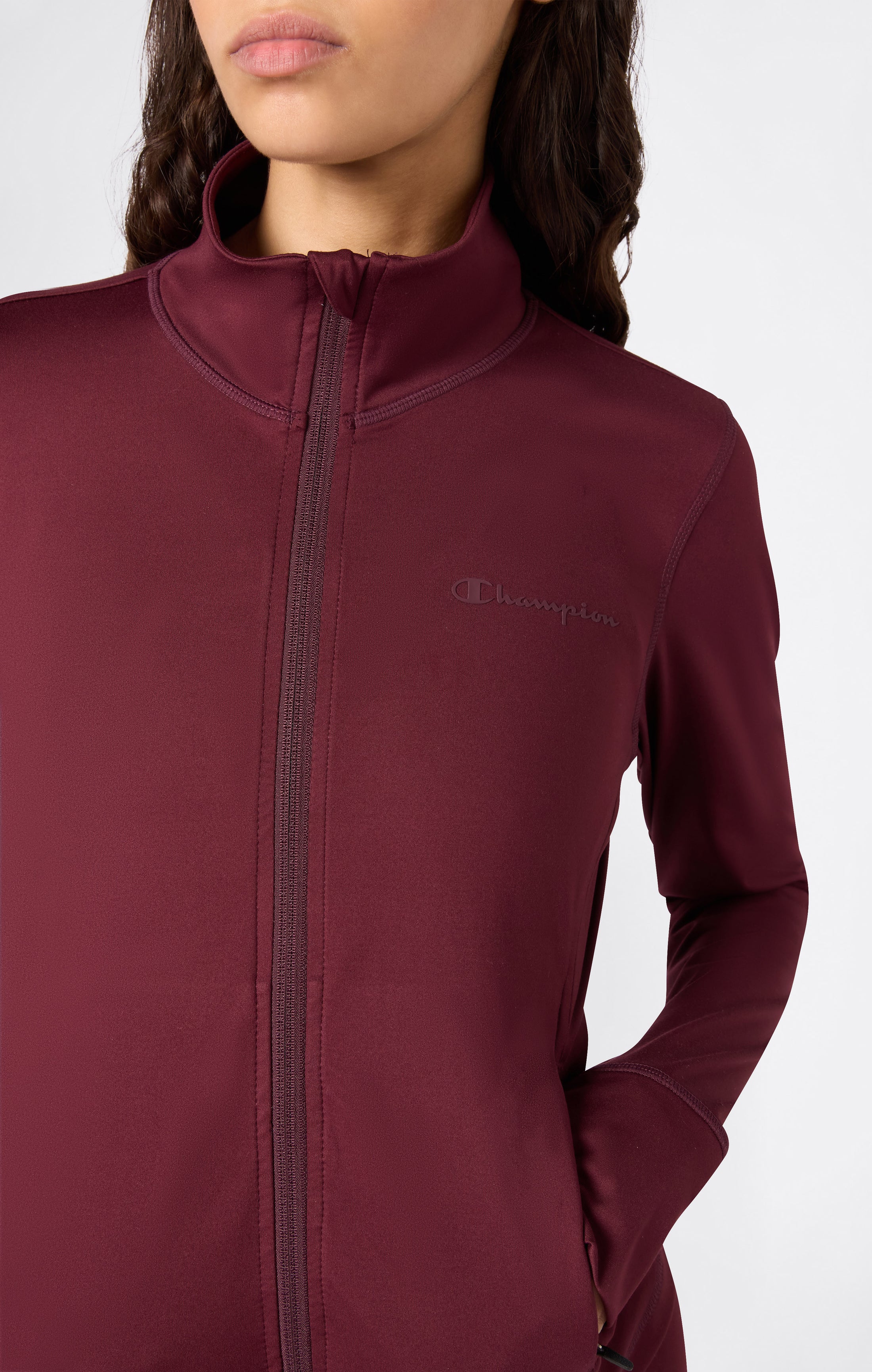 Giacca Donna Cardio Con Zip Intera Quick Dry