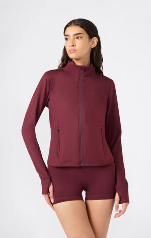 Giacca Donna Cardio Con Zip Intera Quick Dry