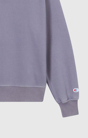 Sweatshirt Mit Polokragen, Washed-Look Und Angerautem Innenmaterial Icons Damen