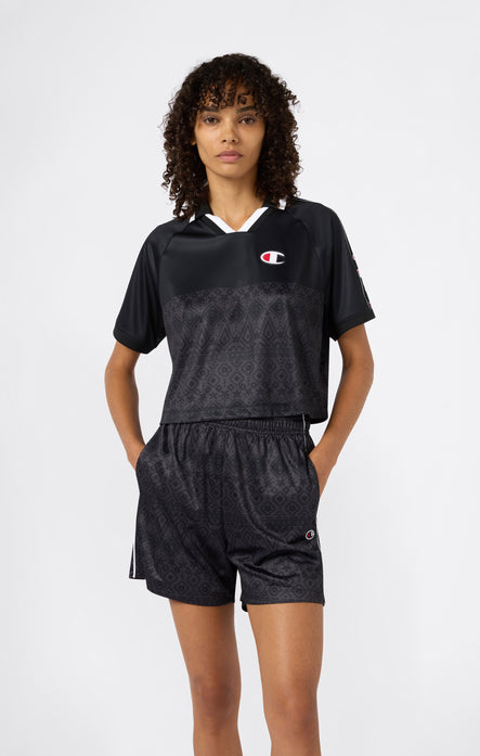 Camiseta con Cuello en V para Mujer Sport Heritage