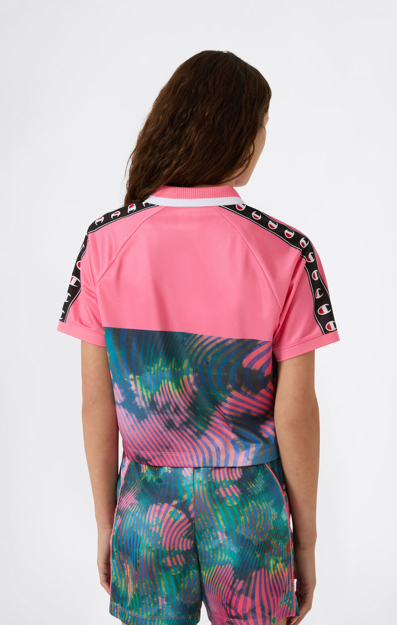 T-shirt Col V pour Femme Sport Heritage