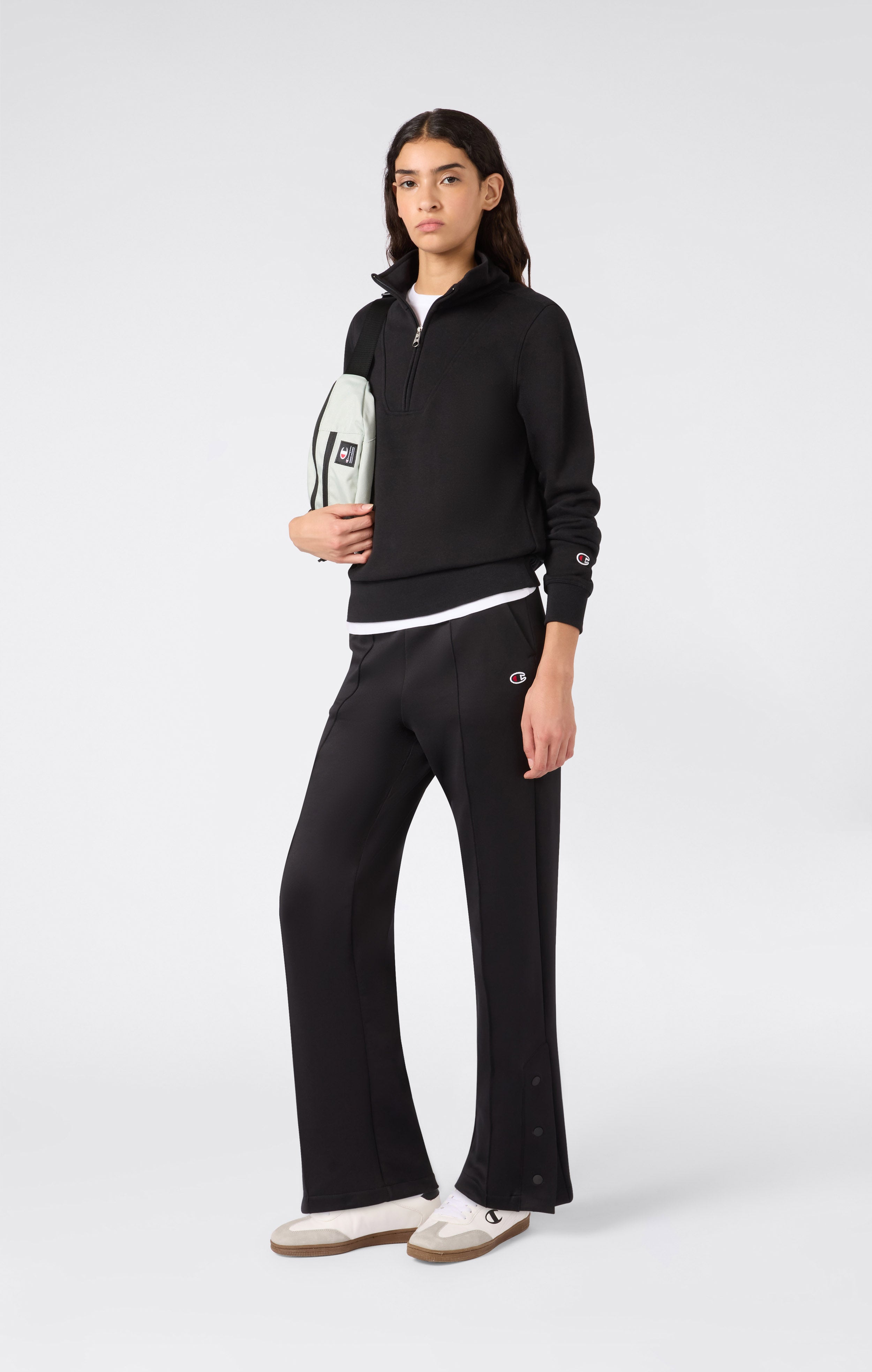 Women’s Straight Hem Pants with Side Slit Icons