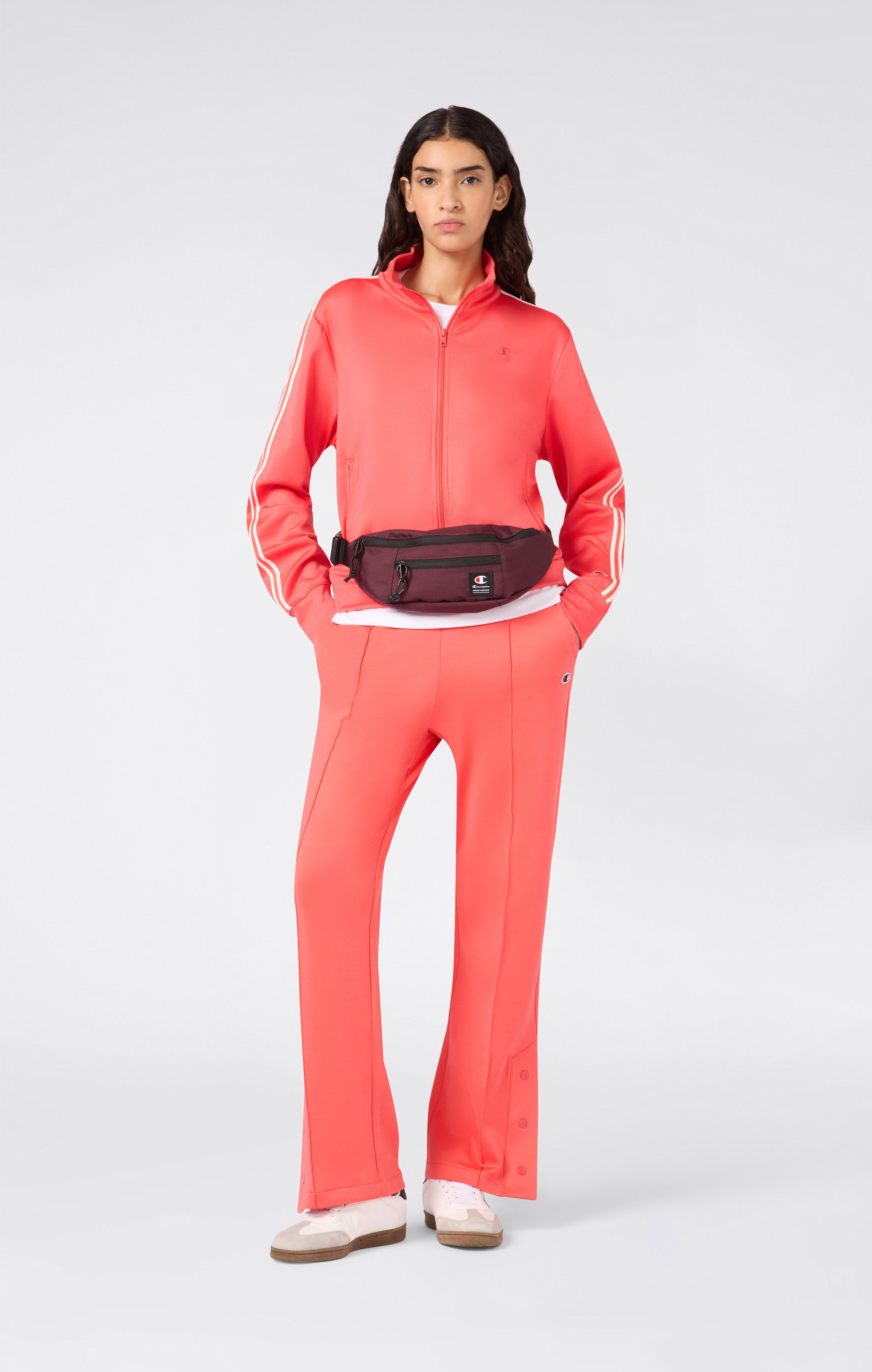 Pantalon Femme À Ourlet Droit Avec Fente Latérale Icons