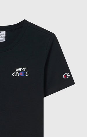 T-shirt Slim Fit con Grafica da Donna