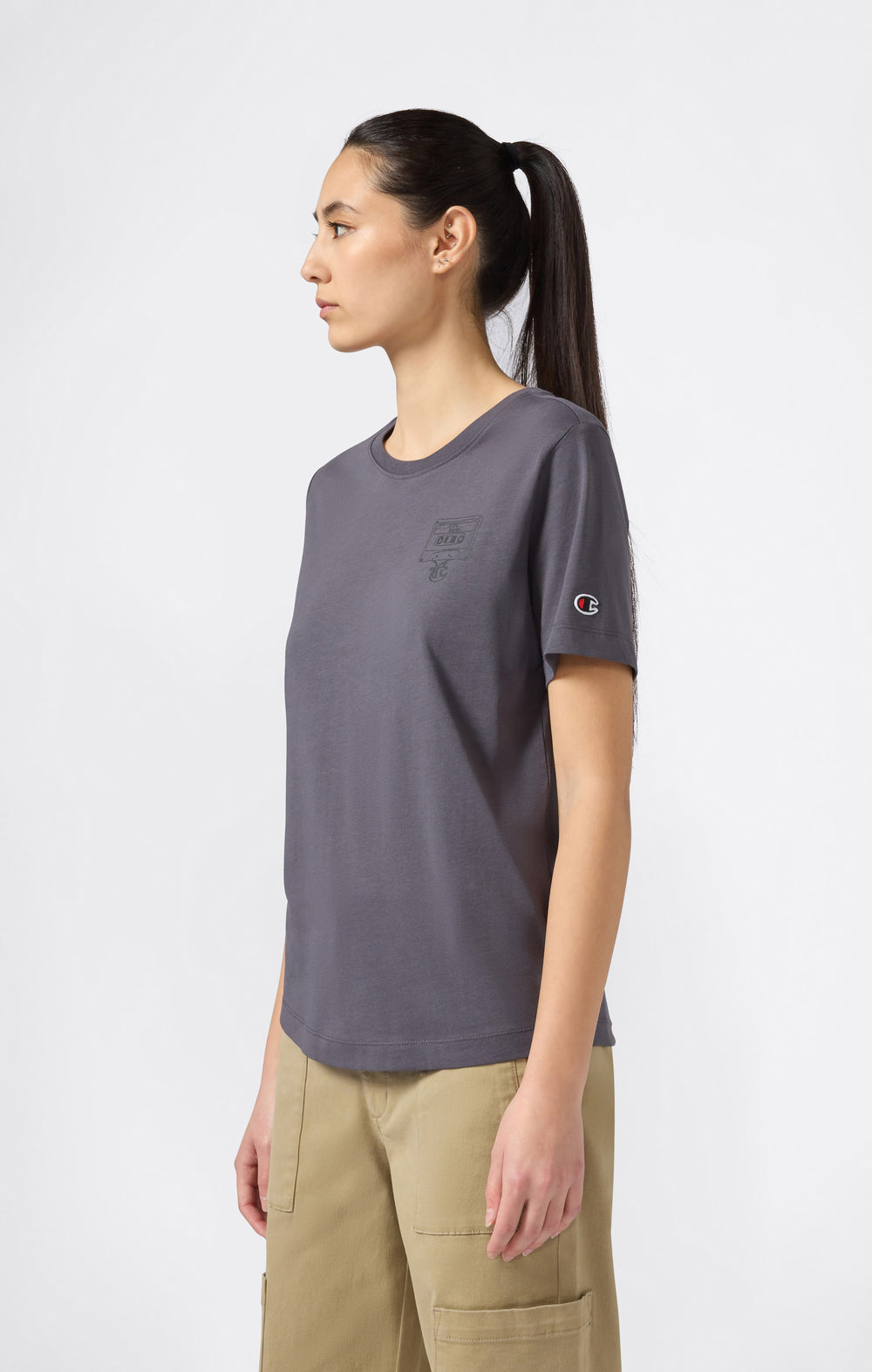Camiseta Gráfica Slim Fit para Mujer