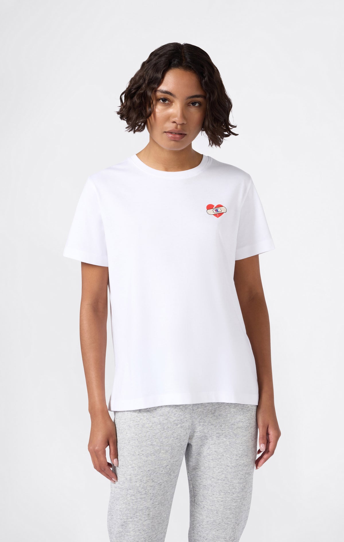 T-shirt Slim Fit con Grafica da Donna