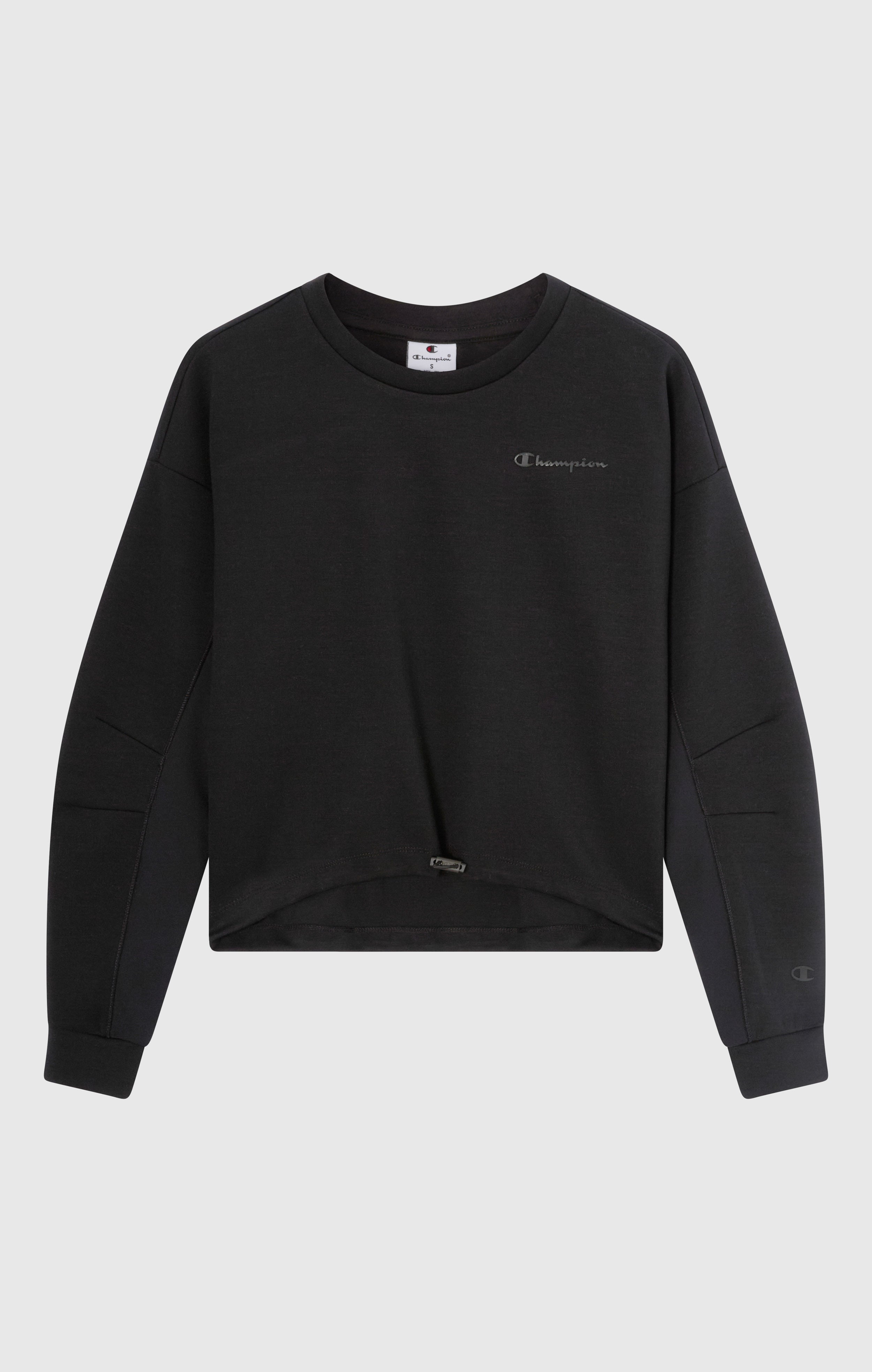 Felpa Donna Girocollo Con Orlo Regolabile C-Tech