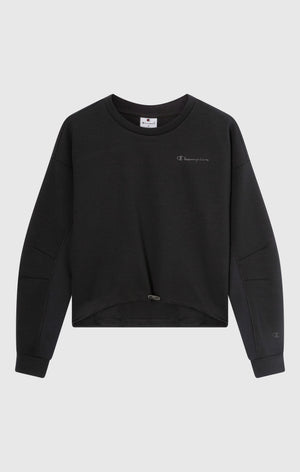 Sweat Femme Col Rond Avec Ourlet Ajustable C-Tech