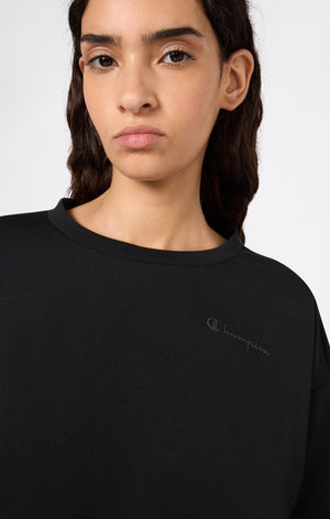 Sweat Femme Col Rond Avec Ourlet Ajustable C-Tech