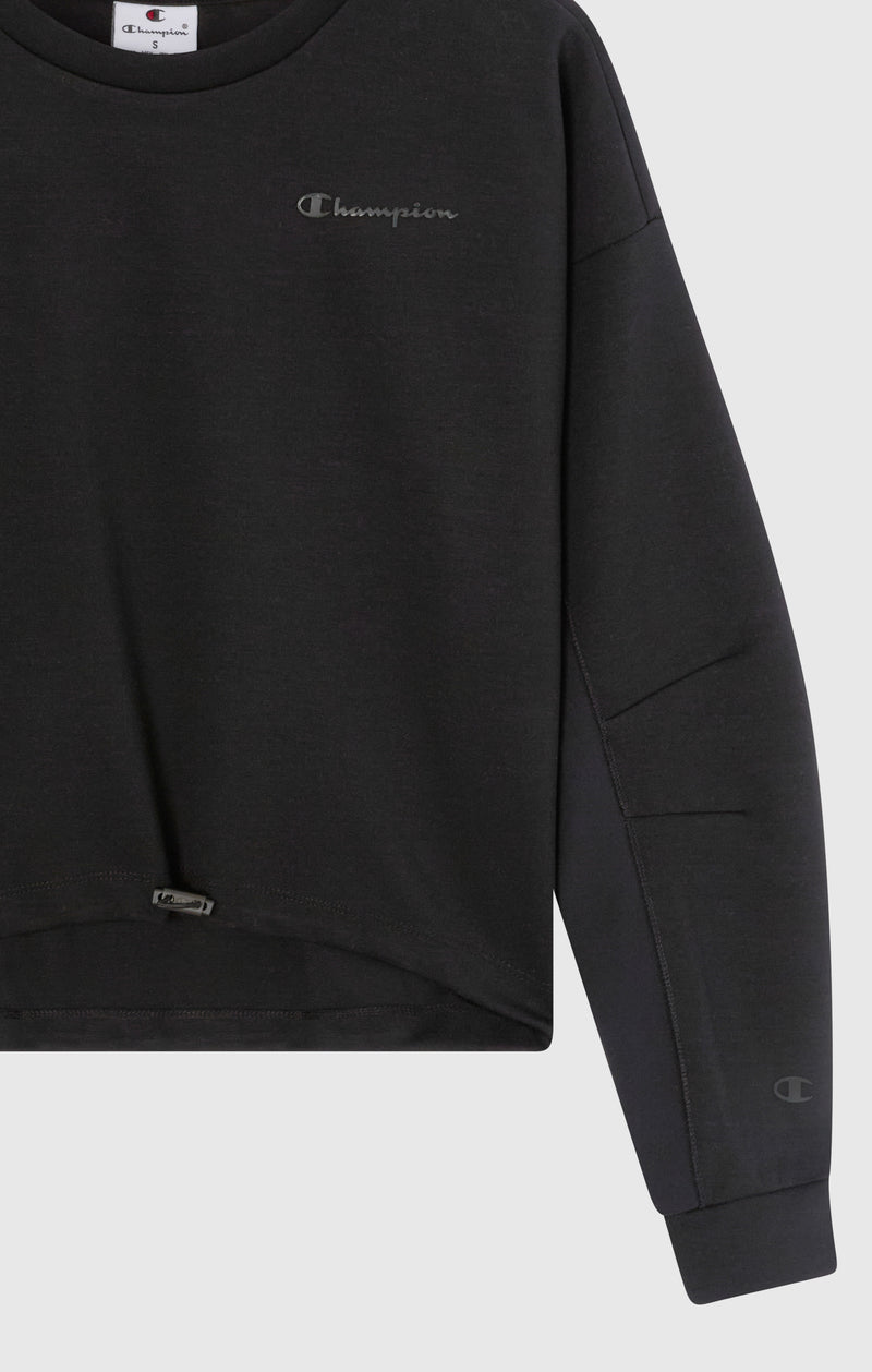Sweat Femme Col Rond Avec Ourlet Ajustable C-Tech