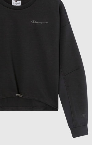 Sweat Femme Col Rond Avec Ourlet Ajustable C-Tech