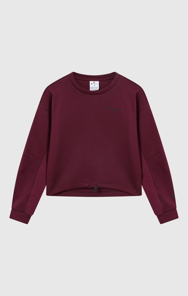Sweat Femme Col Rond Avec Ourlet Ajustable C-Tech