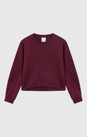 Sweat Femme Col Rond Avec Ourlet Ajustable C-Tech
