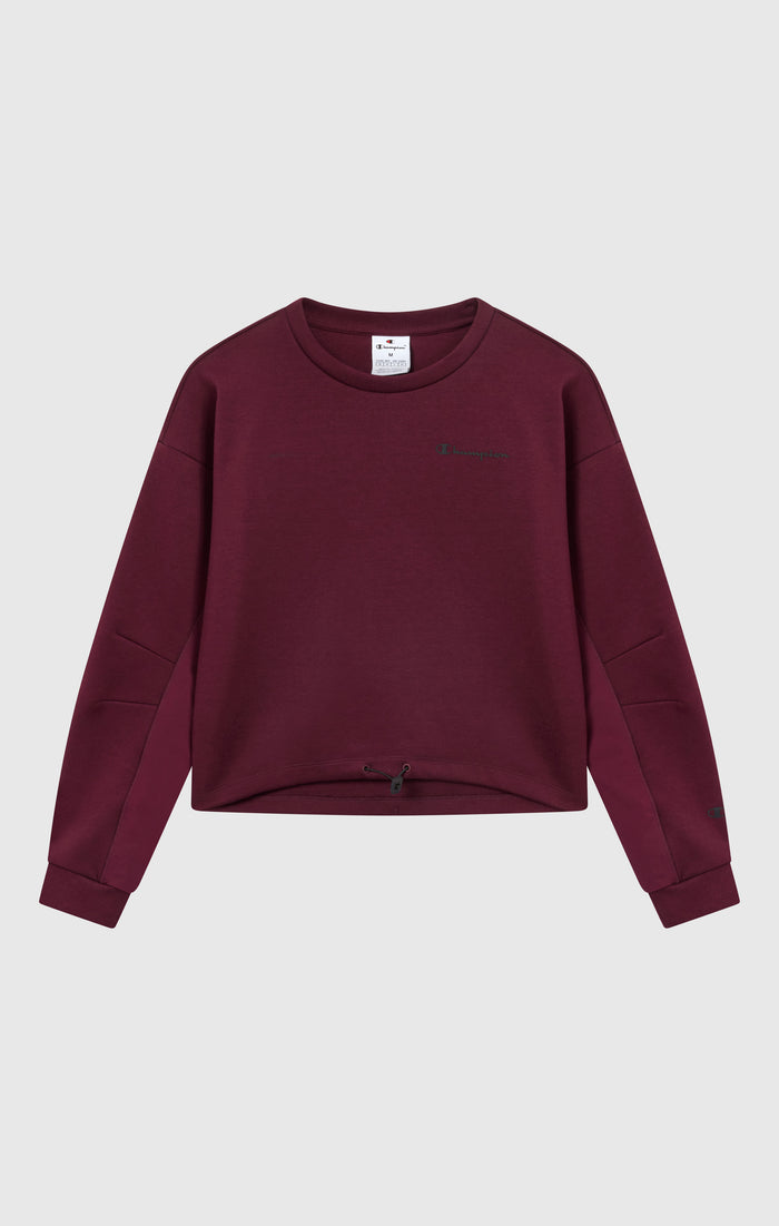 Sweat Femme Col Rond Avec Ourlet Ajustable C-Tech