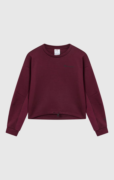 Women’s Crewneck Sweatshirt with Adjustable Hem C-Tech