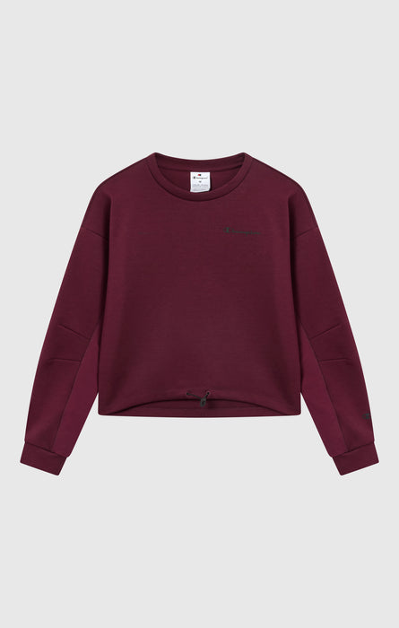 Women’s Crewneck Sweatshirt with Adjustable Hem C-Tech