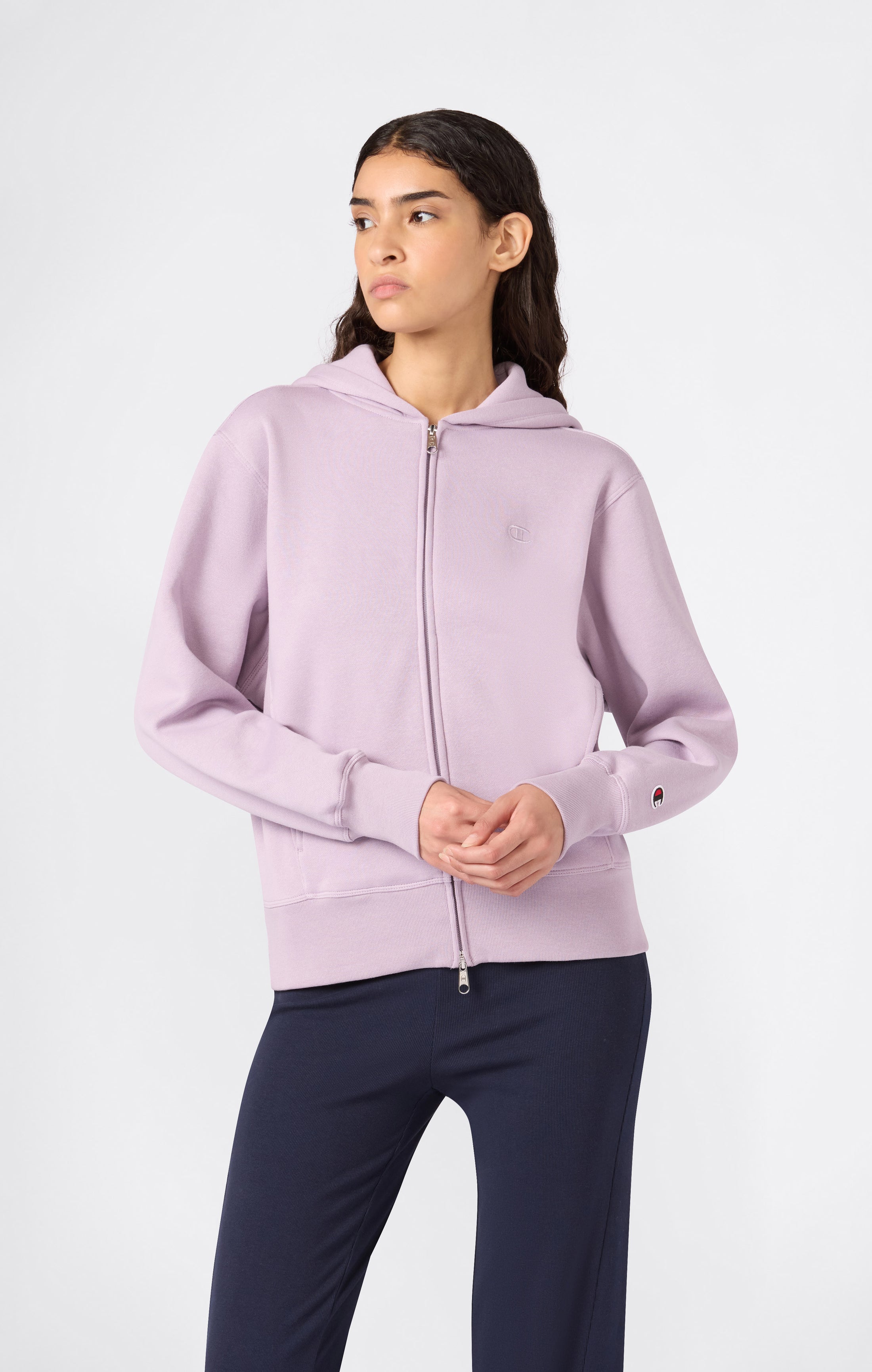 Sudadera con Capucha de Mujer con Cremallera Completa e Interior Afelpado Icons