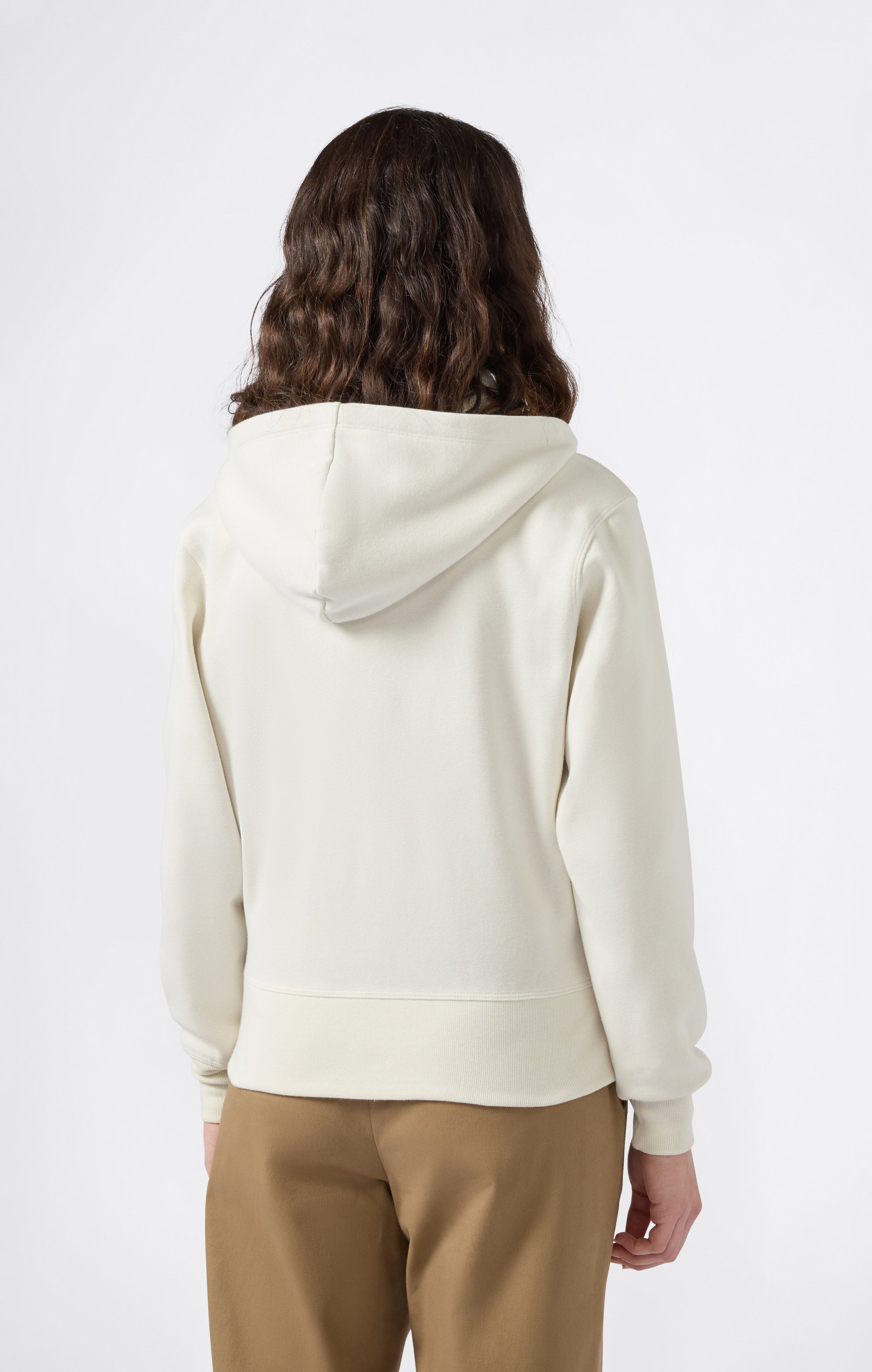 Damen Kapuzenjacke mit Durchgehendem Reißverschluss und Angerautem Innenmaterial Icons