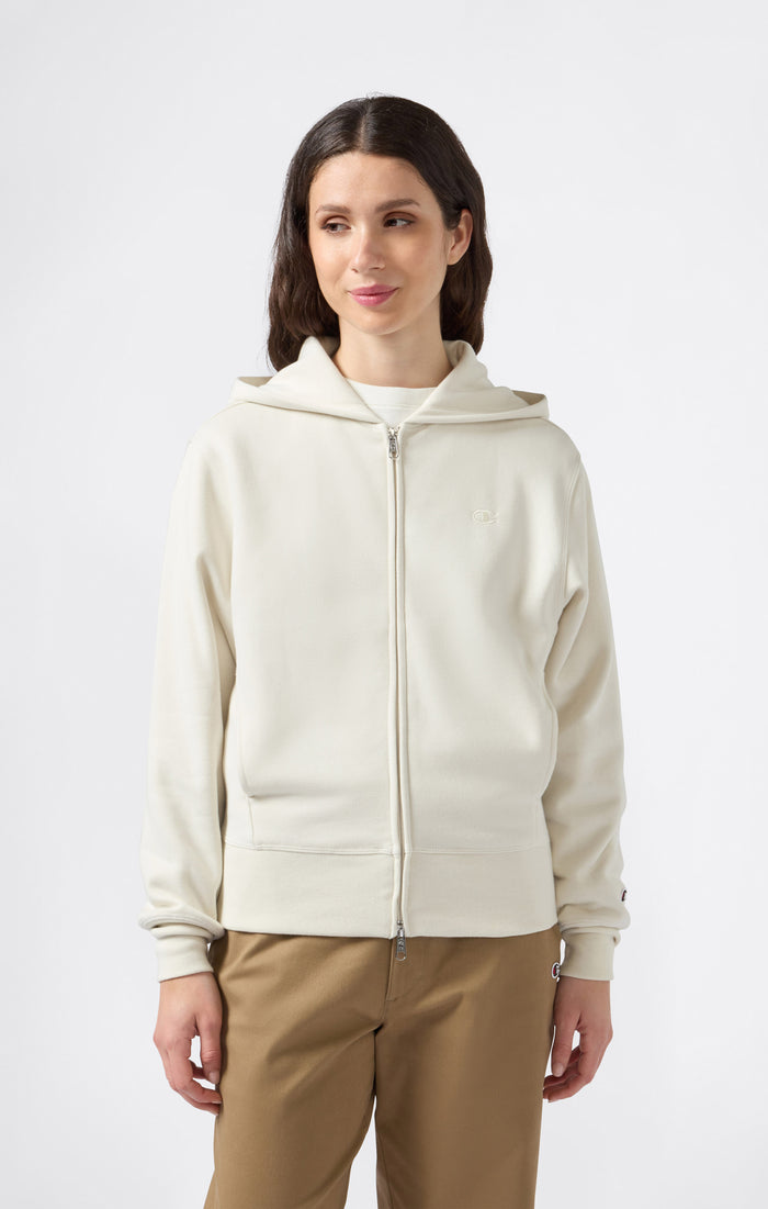 Sweat à Capuche Zippé Femme avec Intérieur Gratté Icons