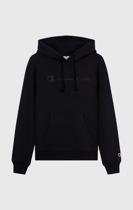 Women’s Fleece Hoodie with Big Embroidered Logo Icons