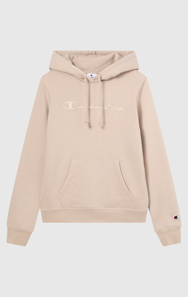 Felpa Con Cappuccio Interno Felpato Con Grande Logo Ricamato Icons Da Donna