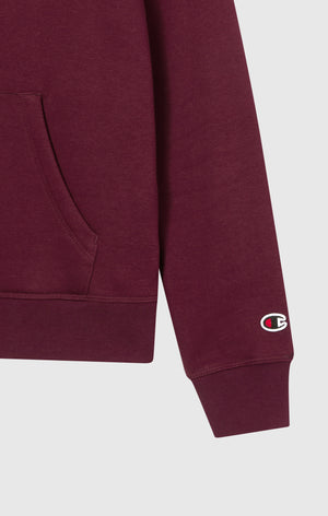 Women’s Fleece Hoodie with Big Embroidered Logo Icons