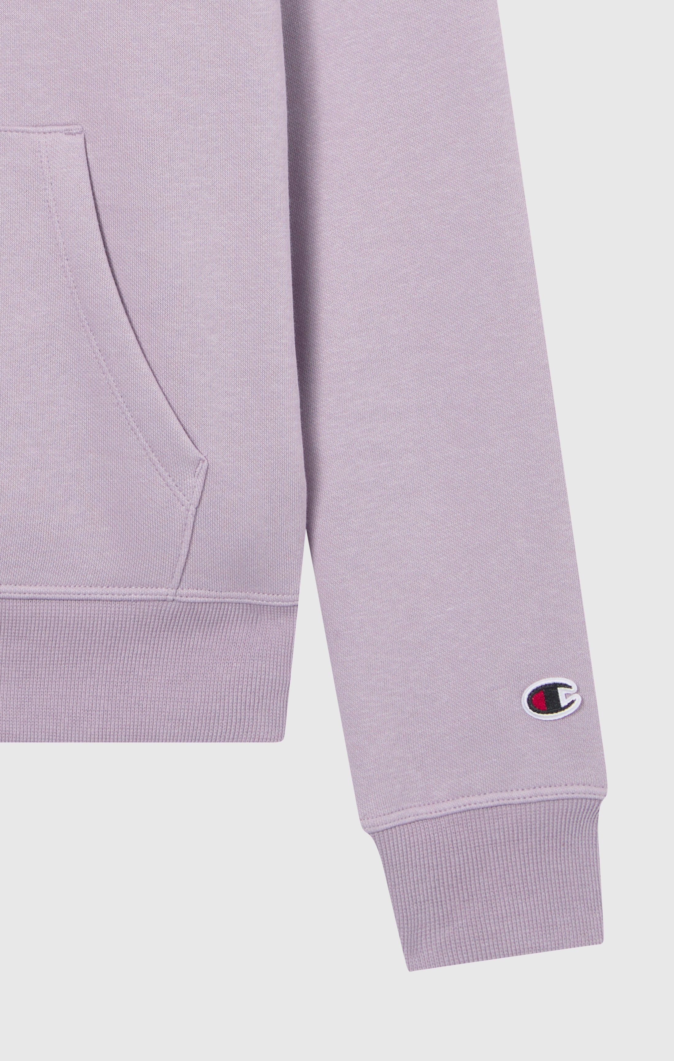 Women’s Fleece Hoodie with Big Embroidered Logo Icons