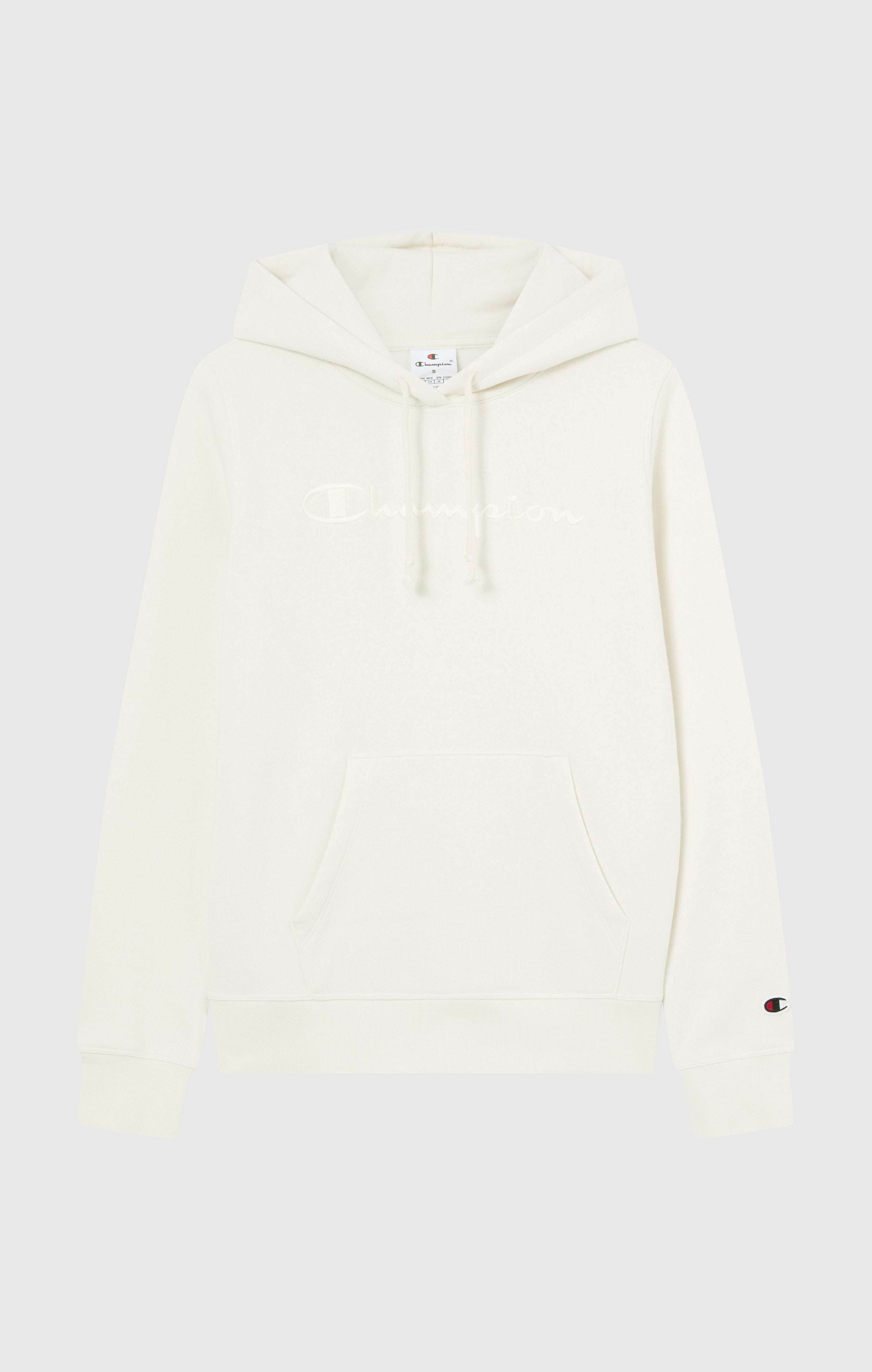 Women’s Fleece Hoodie with Big Embroidered Logo Icons