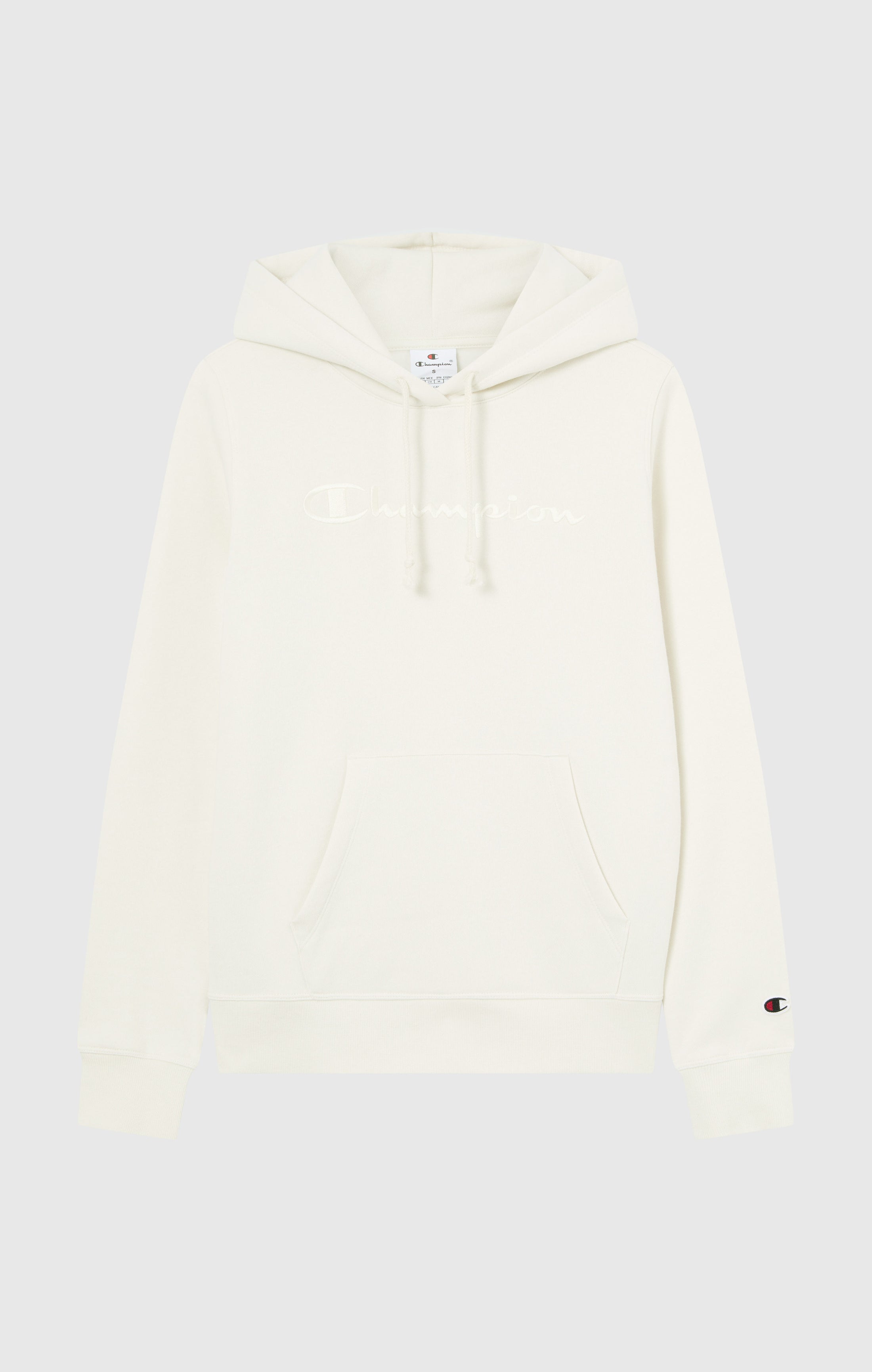 Women’s Fleece Hoodie with Big Embroidered Logo Icons