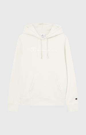 Women’s Fleece Hoodie with Big Embroidered Logo Icons