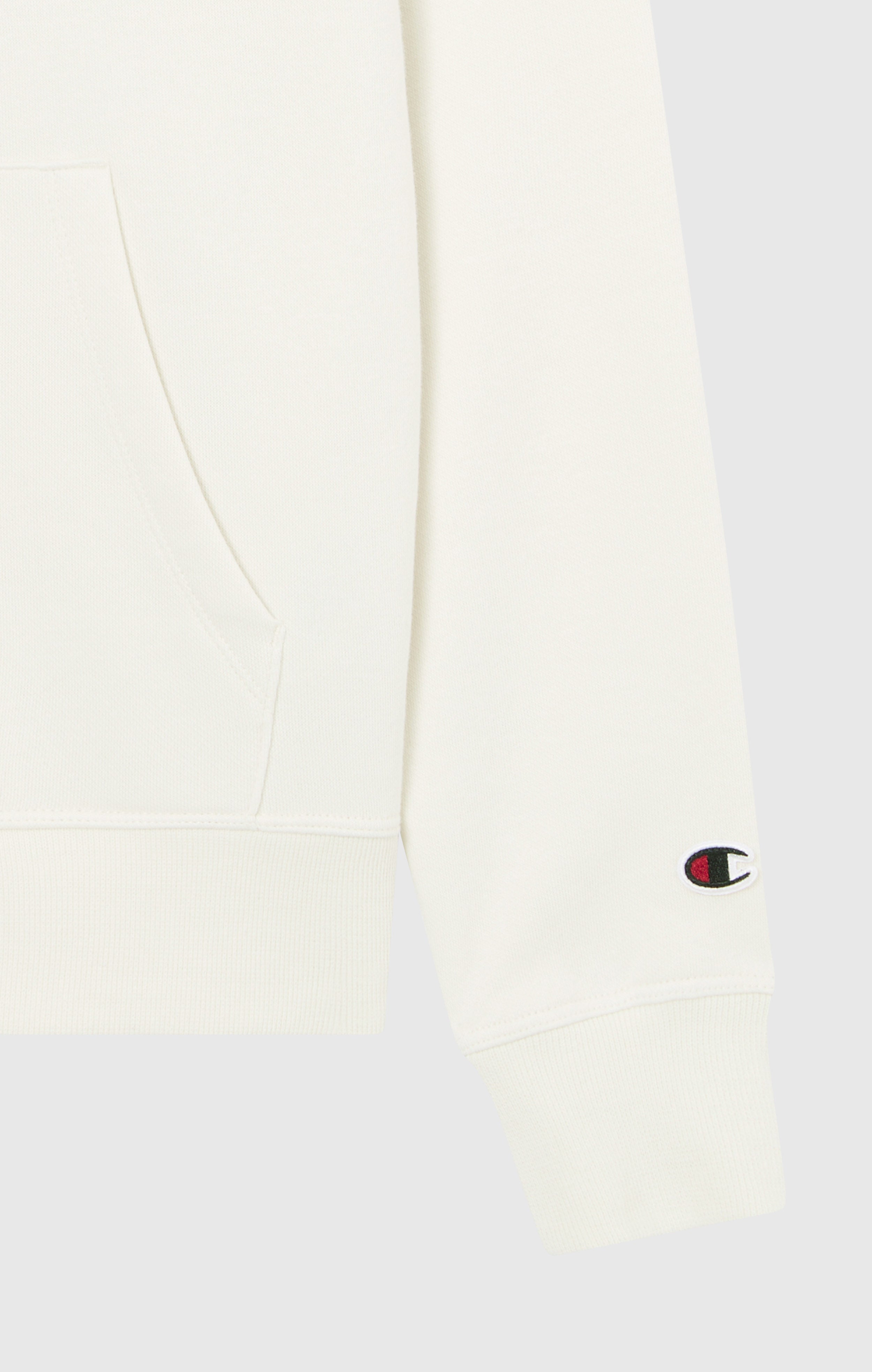 Women’s Fleece Hoodie with Big Embroidered Logo Icons