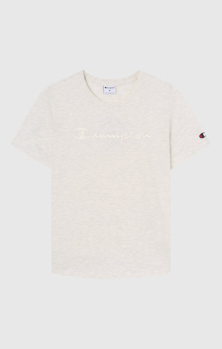 Camiseta Mujer Con Logo Script Icons