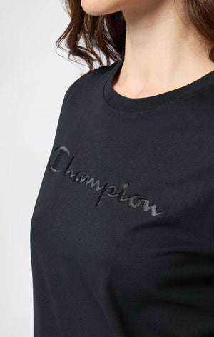 T-Shirt Femme Avec Logo Script Icons
