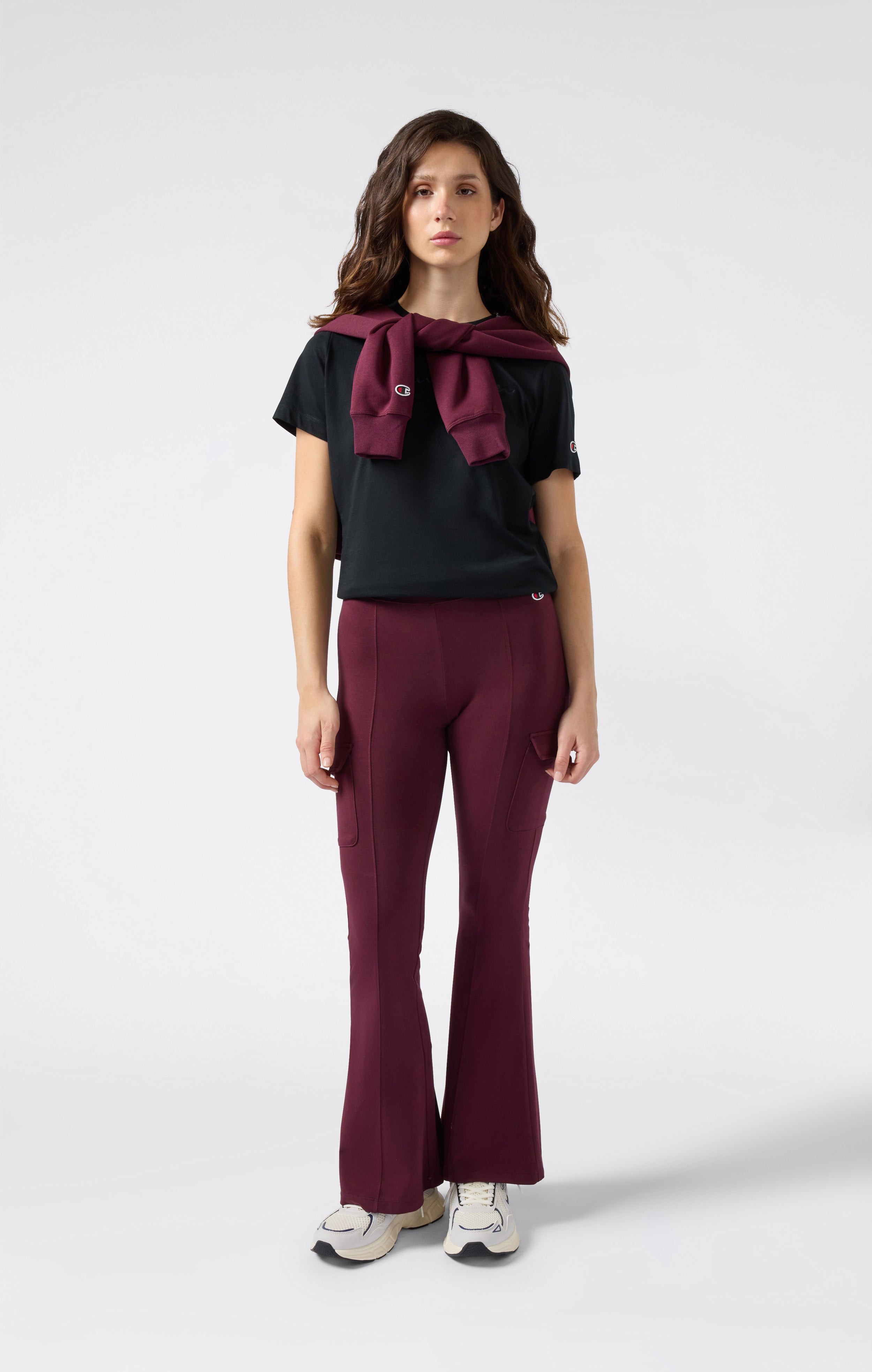 T-Shirt Femme Avec Logo Script Icons