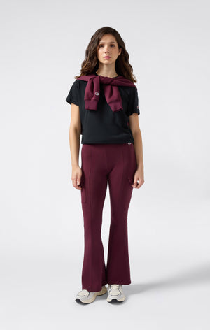 T-Shirt Femme Avec Logo Script Icons