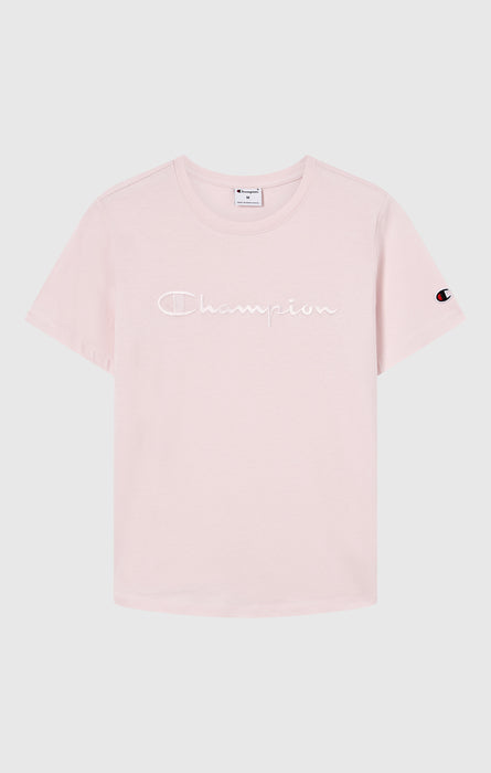 T-Shirt Donna Con Logo Script Icons
