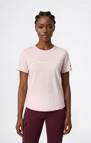 T-Shirt Femme Avec Logo Script Icons