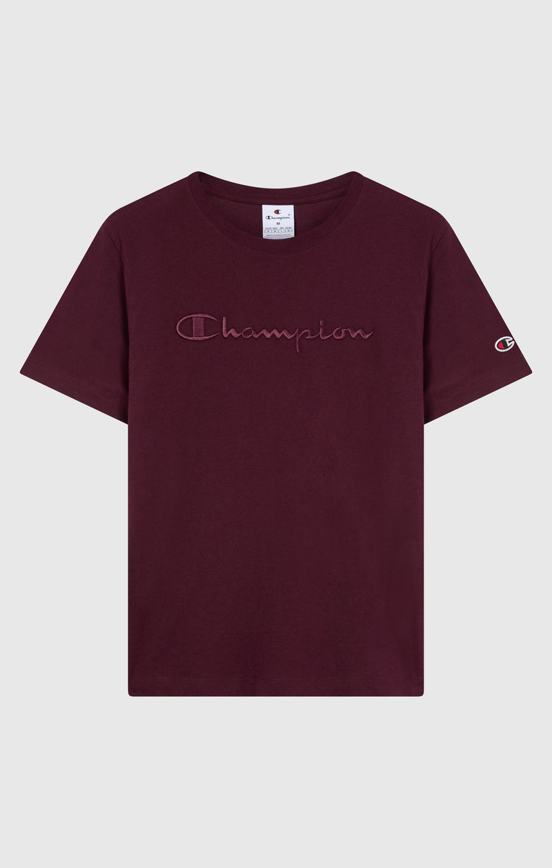 T-Shirt Donna Con Logo Script Icons