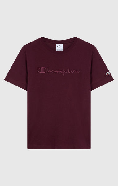 T-Shirt Donna Con Logo Script Icons