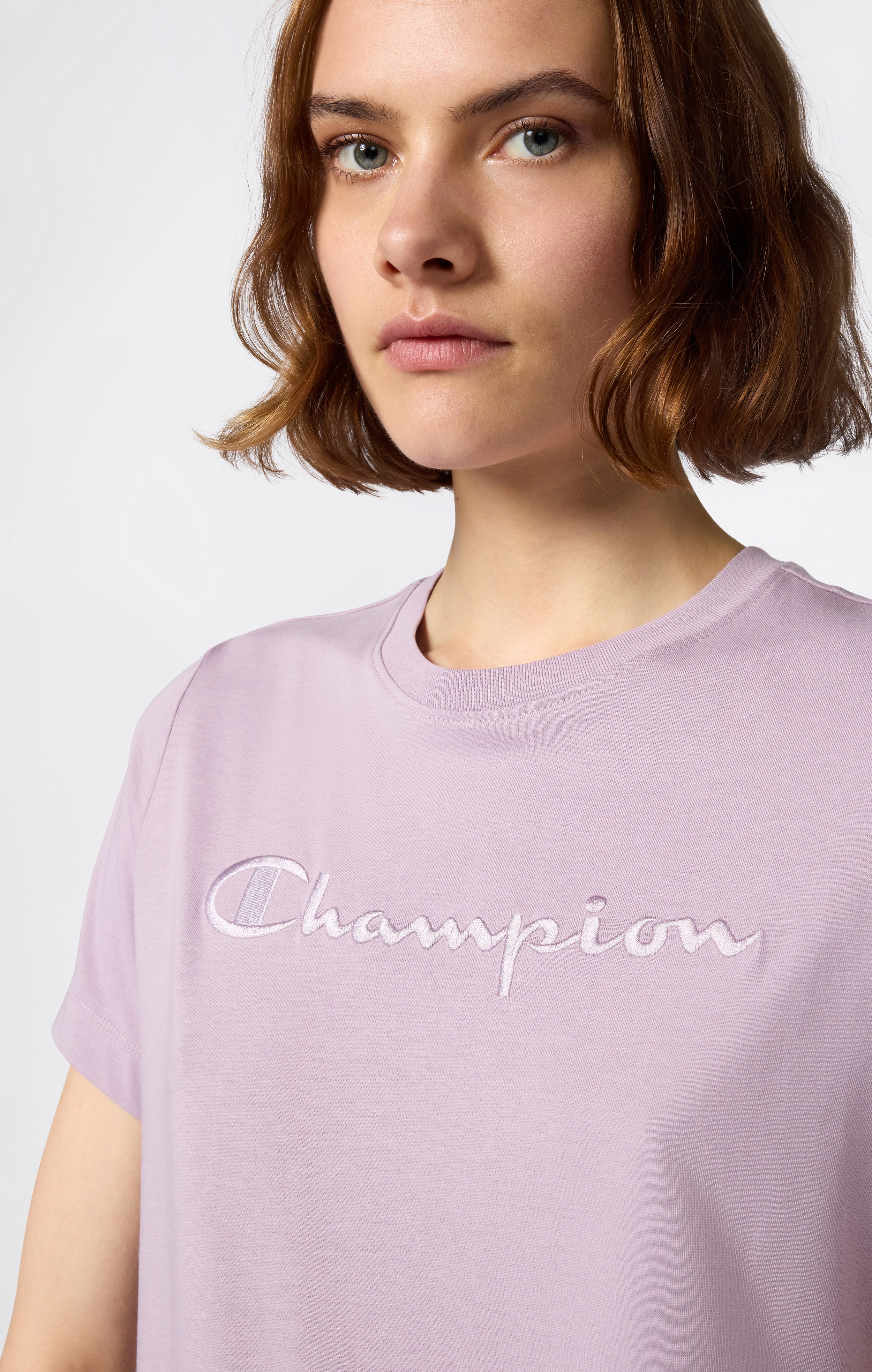 T-Shirt Donna Con Logo Script Icons