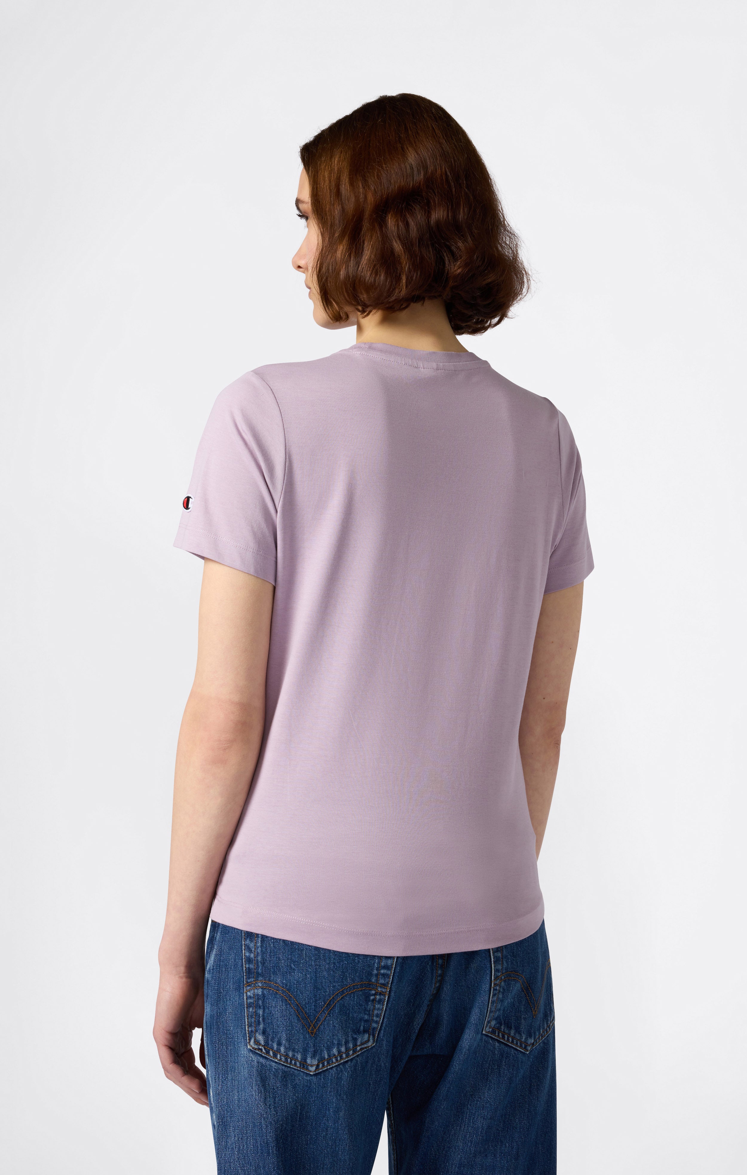 T-Shirt Donna Con Logo Script Icons