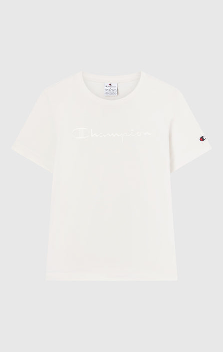 Damen T-Shirt Mit Script Logo Icons