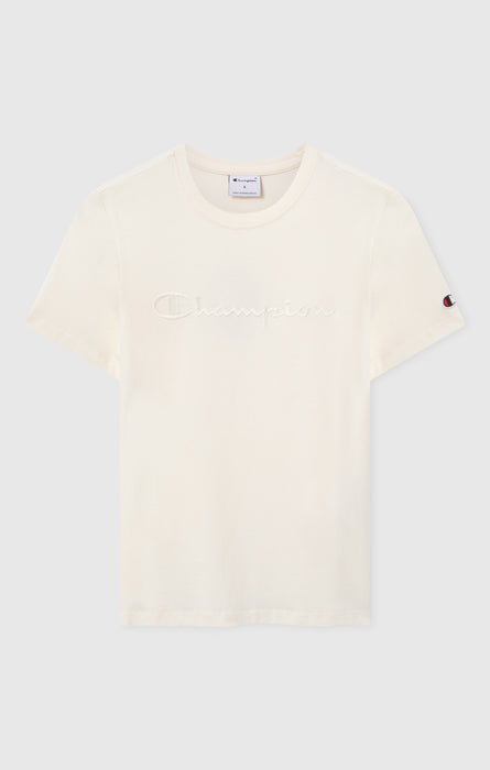 T-Shirt Donna Con Logo Script Icons