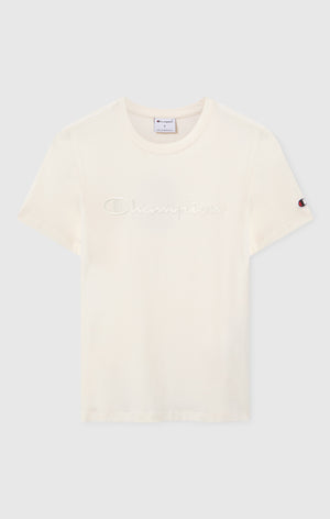 T-Shirt Femme Avec Logo Script Icons