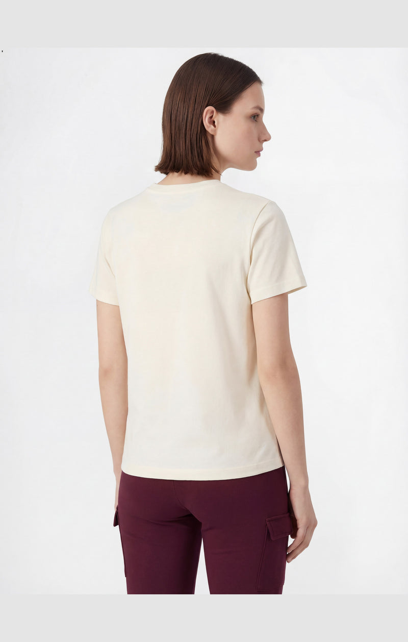 T-Shirt Femme Avec Logo Script Icons