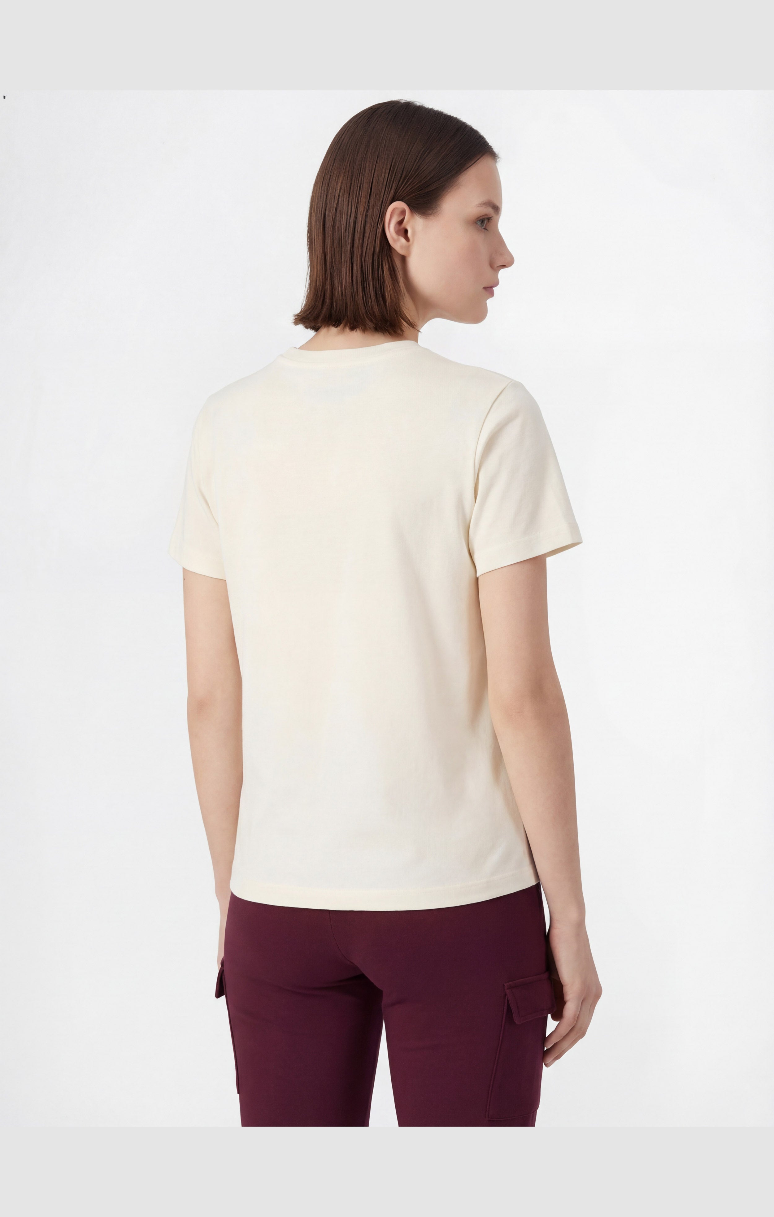 T-Shirt Femme Avec Logo Script Icons