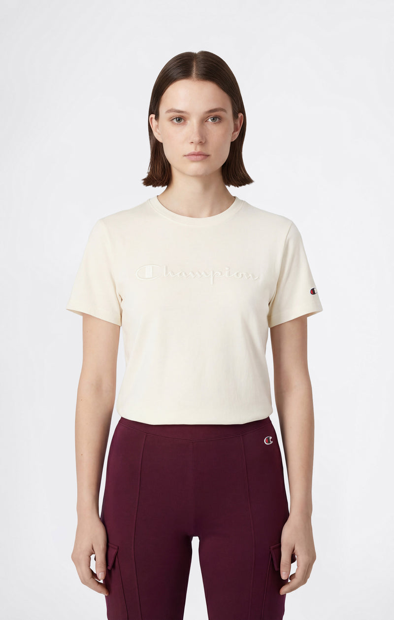 T-Shirt Femme Avec Logo Script Icons