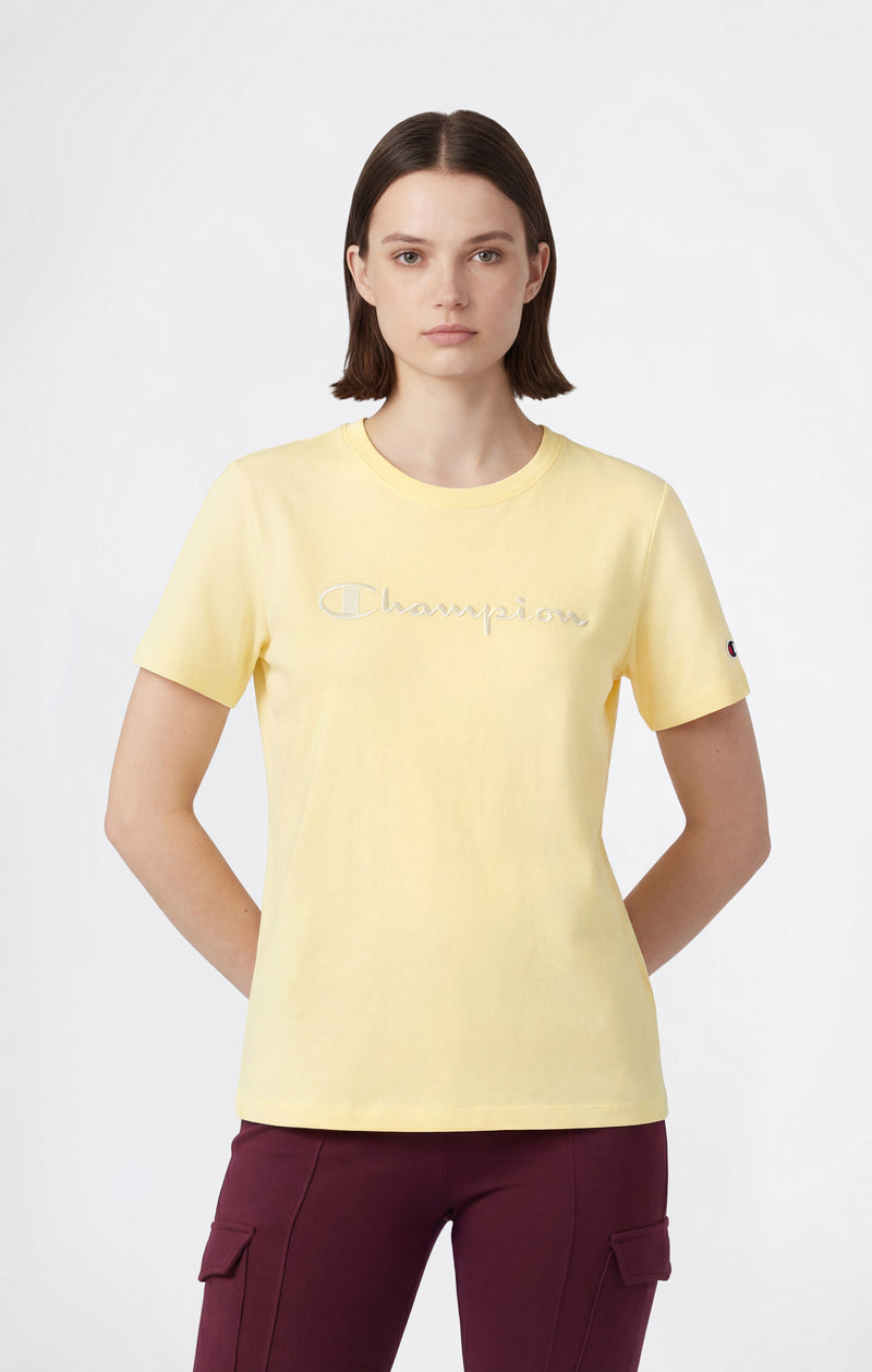 T-Shirt Femme Avec Logo Script Icons