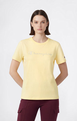 T-Shirt Femme Avec Logo Script Icons